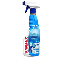 Засіб для миття скла та дзеркал Sarmix 7в1 спрей 500 мл