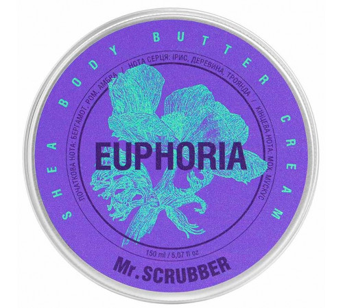 Крем-батер для тіла Mr. Scrubber Euphoria 150 мл Крем-батер для тіла Mr. Scrubber Euphoria 150 мл