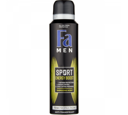 Дезодорант спрей FA MEN Sport Energy Boost 150 мл