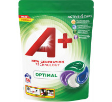 Гелеві капсули для прання А+ Optimal 56 шт (ціна за 1 шт)