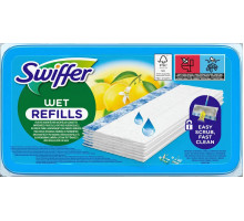 Сменные влажные салфетки для швабры Swiffer Wet Refills с ароматом Лимона 12 шт