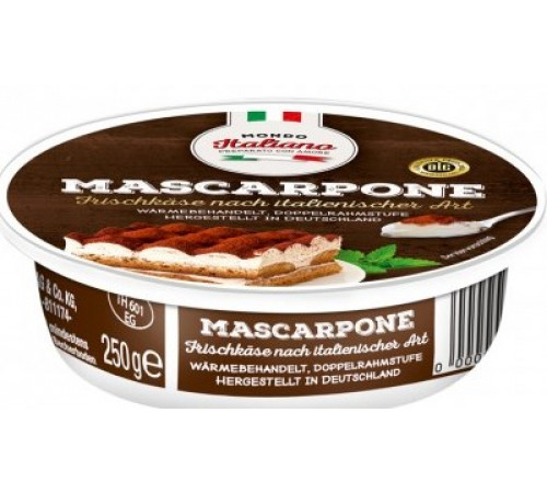 Крем-сир Mondo Haliano Mascarpone 250 г