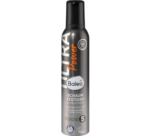 Пенка для волос Balea Ultra Power фиксация 5 250 мл Пенка для волос Balea Ultra Power фиксация 5 250 мл