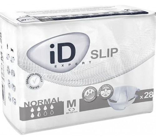 Підгузки для дорослих iD Expert Slip Normal Medium 80-125 см 28 шт