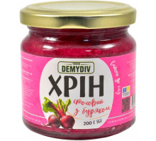 Хрін Demydiv столовий з буряком 200 г