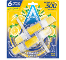 Туалетний блок для унітазу Astonish Lemon Splash 2 х 40 г