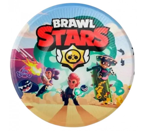 Бумажные тарелки Brawl Stars 18 см 10 шт