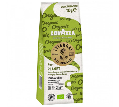 Кофе молотый LavAzza Tierra Bio-Organic for Planet 180 г