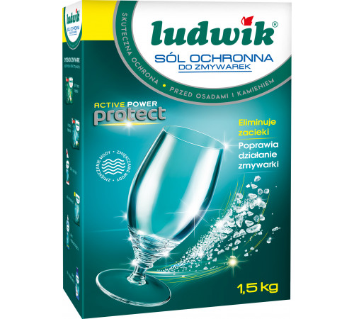 Сіль для посудомийних машин Ludwik 1.5 кг Сіль для посудомийних машин Ludwik 1.5 кг