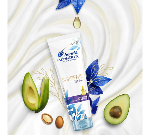 Бальзам Head & Shoulders Supreme Repair с маслом Арганы и Авокадо 220 мл