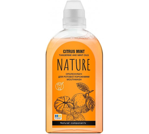 Ополаскиватель для полости рта Bioton Cosmetics Nature Citrus Mint 500 мл Ополаскиватель для полости рта Bioton Cosmetics Nature Citrus Mint 500 мл