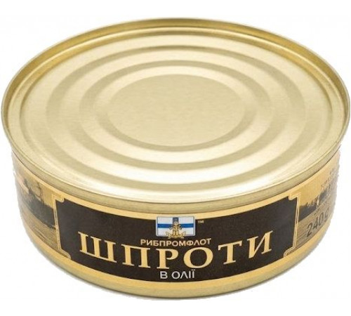 Шпроти в олії Рибпромфлот 240 г