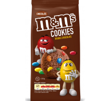 Печиво M&M's Cookies Double Chocolate 180 г