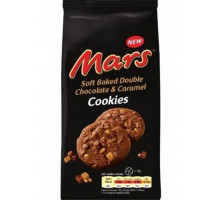 Печиво Mars Soft  Double Chocolate Cookies & Caramel 180 г