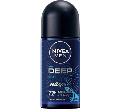 Дезодорант шариковый мужской Nivea Deep Beat 50 мл