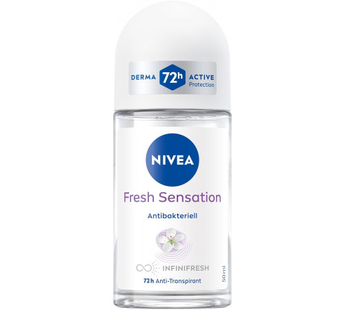 Дезодорант кульковий жіночий Nivea Fresh Sensation Antibacterial 50 мл