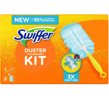 Щітка від пилу для сухого прибирання Swiffer Duster Kit + 3 запаски