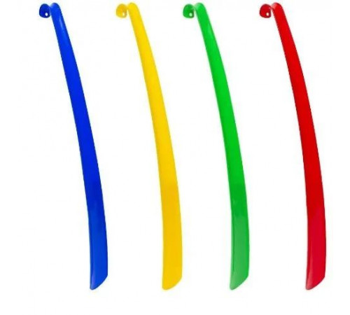 Ложка для взуття пластикова велика 76 см в асортименті