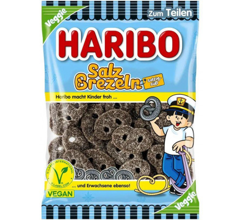 Цукерки желейні Haribo Salz Brezeln 175 г