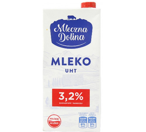 Молоко Mleczna Dolina 3,2% 1 л