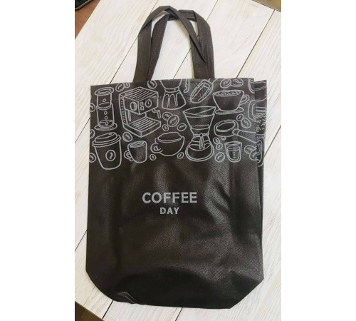 Еко господарська сумка Coffeе без замка 29 х 33 см