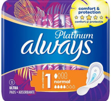 Гігієнічні прокладки Always Ultra Platinum Normal (Розмір 1) 8 шт