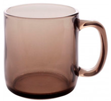 Чашка скляна Herbata XL димна 400 мл