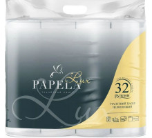 Туалетний папір Papela Lux 3 шари 32 рулони
