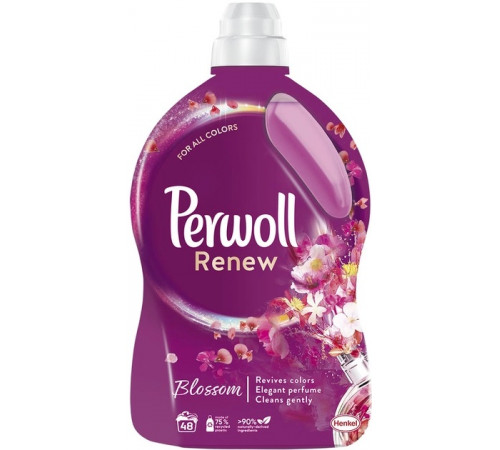 Гель для стирки Perwoll Renew Blossom 2.880 л 48 циклов стирки