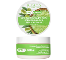 Соляной скраб для тела Bioton Cosmetics Spa & Aroma с Оливковым маслом 250 мл