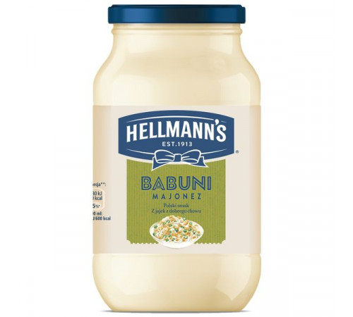 Майонез Hellmann\'s Babuni с/б 405 мл