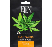 Тканинна маска для обличчя Elen Інтенсивне Живлення Cannabis 25 г