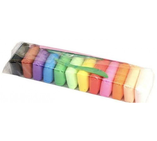 Пластилін повітряний 12 кольрів зі стеком