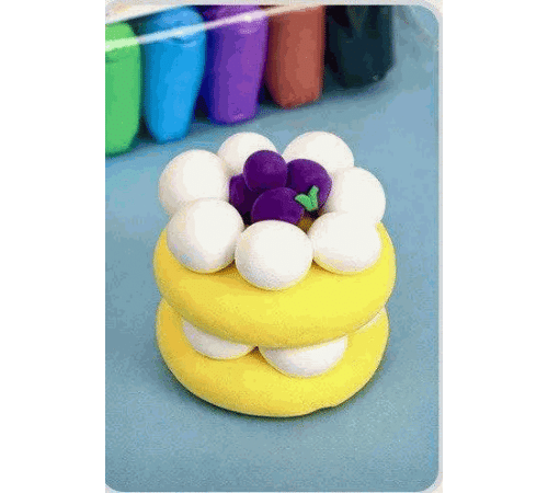 Пластилін повітряний 12 кольрів зі стеком