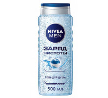 Гель для душа Nivea Men Заряд чистоты с очищающими микрочастицами 500 мл