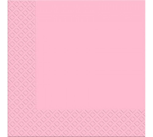 Салфетка Марго Розовая 3 слоя 33х33 см 20 шт