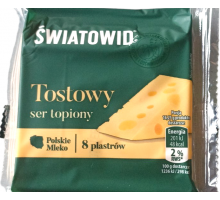 Сыр ломтиками Swiatowid Тостовый 8 пластин 130 г
