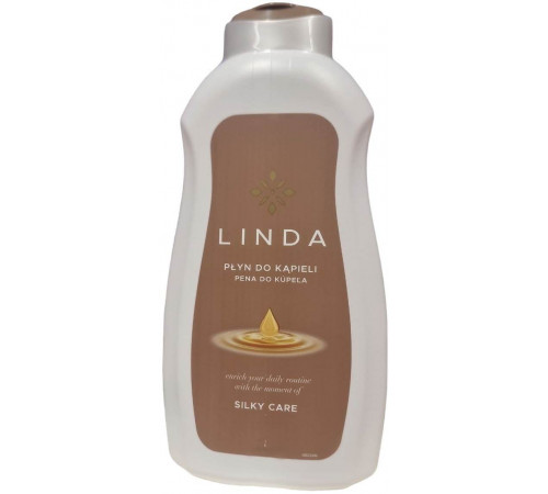 Гель для душа и пена для ванны Linda Silky Care 1.3 л