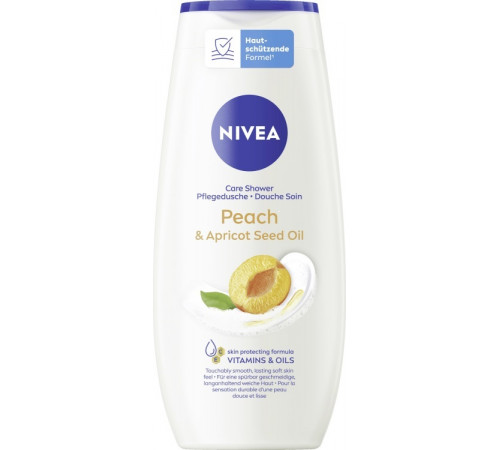 Гель для душу жіночий Nivea Peach & Apricot Seed Oil 250 мл