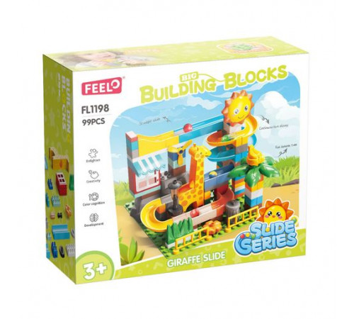 Конструктор Feelo FL1198 Весела гірка 99 деталей
