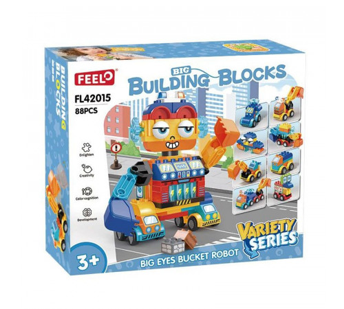 Конструктор Feelo FL42015 Робот 88 деталей