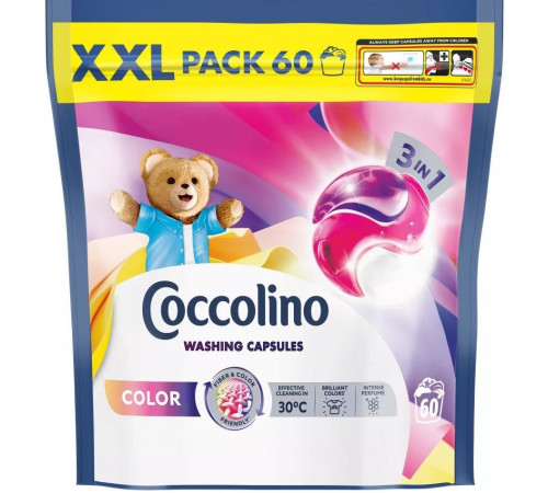 Гелеві капсули для прання Coccolino Color 60 шт (ціна за 1 шт)