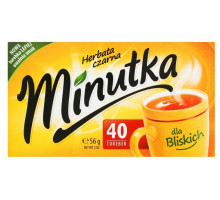 Чай чорний Minutka Black Tea 40 пакетиків 56 г