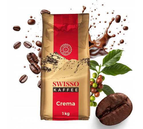 Кофе в зернах Swisso Kaffee Crema 1 кг