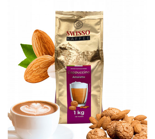 Капучино Swisso Kaffee Amaretto 1 кг