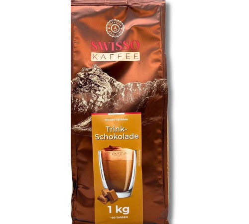Горячий шоколад Swisso Kaffee Trink Schokolade 1 кг