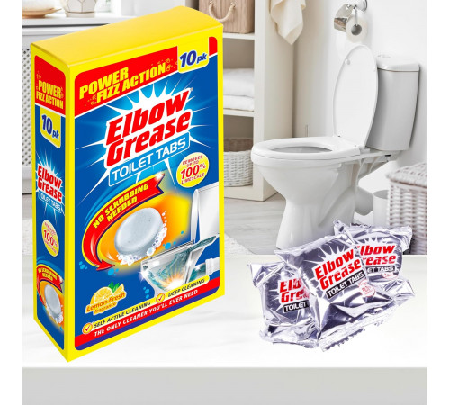 Таблетки для чищення унітазу Elbow Grease Лимон 10 шт х 30 г