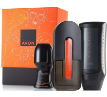 Набір подарунковий для чоловіків Avon Full Speed (Туалетна вода 75 мл + Гель для душу 250 мл + Антиперспірант кульковий 50 мл)