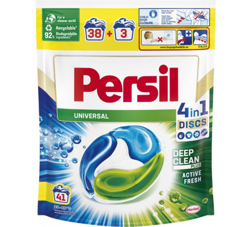 Гелеві диски Persil Discs 4 in 1 Deep Clean Universal 41 шт (ціна за 1 шт)