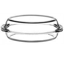 Каструля скляна жаростійка Borcam 59032 овальна 1.9+1.9 л